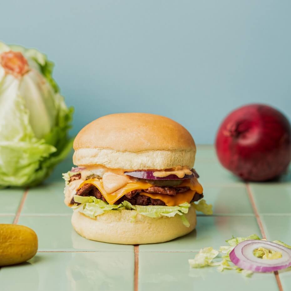 Hamburguesa vegana de Heura