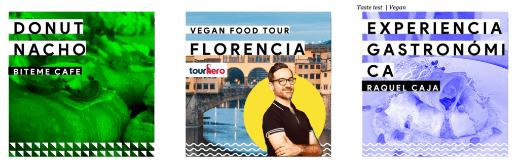 Cuenta de Instagram de Sergio Ojeda, foodie vegano en Madrid