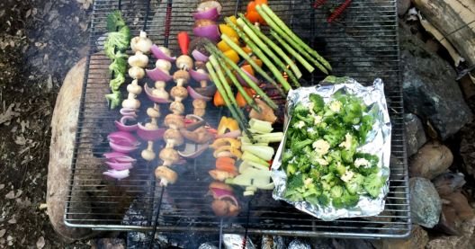 Comida vegana para llevar de camping o para viajar en autocaravana