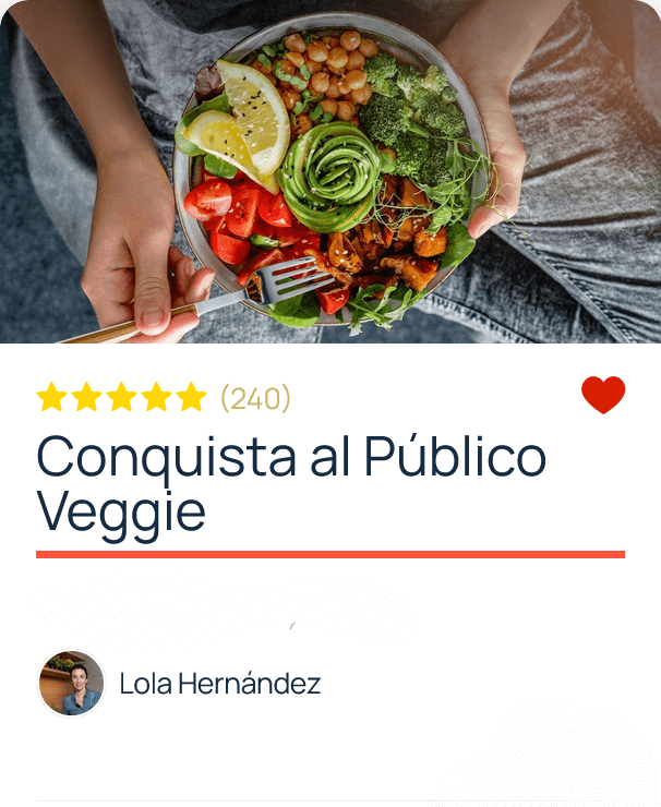 Curso para incluir opciones plant based en la carta de cualquier restaurante