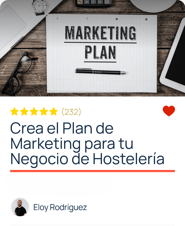 Curso de marketing básico para negocios de hostelería.