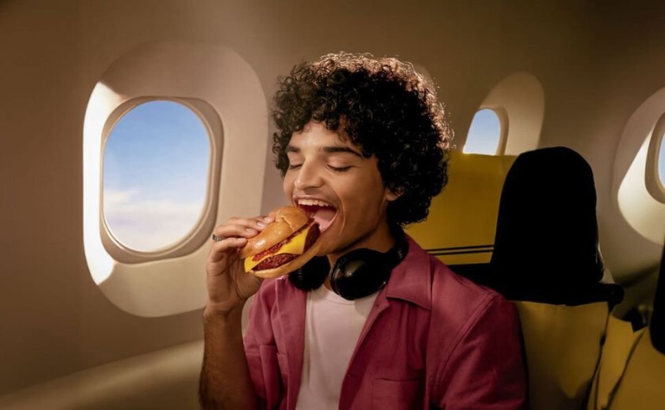 Hamburguesas Heura en Vueling